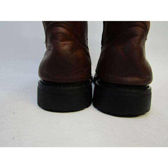 Mens Size 11 D Brown Leather Cowboy Western Roper Boots main image 9